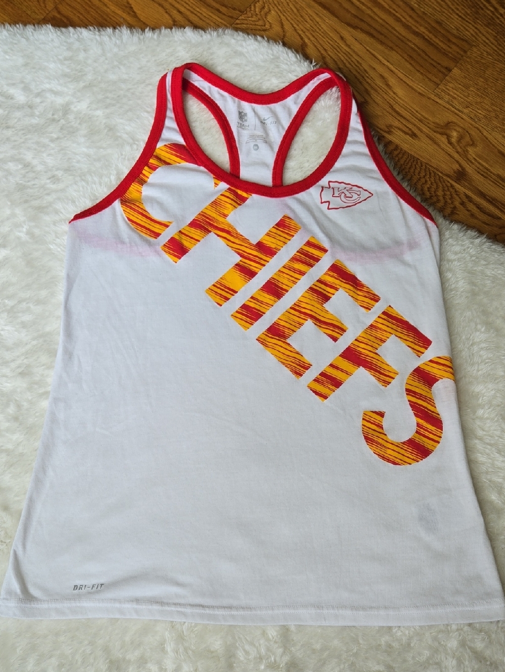 Nike NFL Chiefs Tank Top, Womens Medium